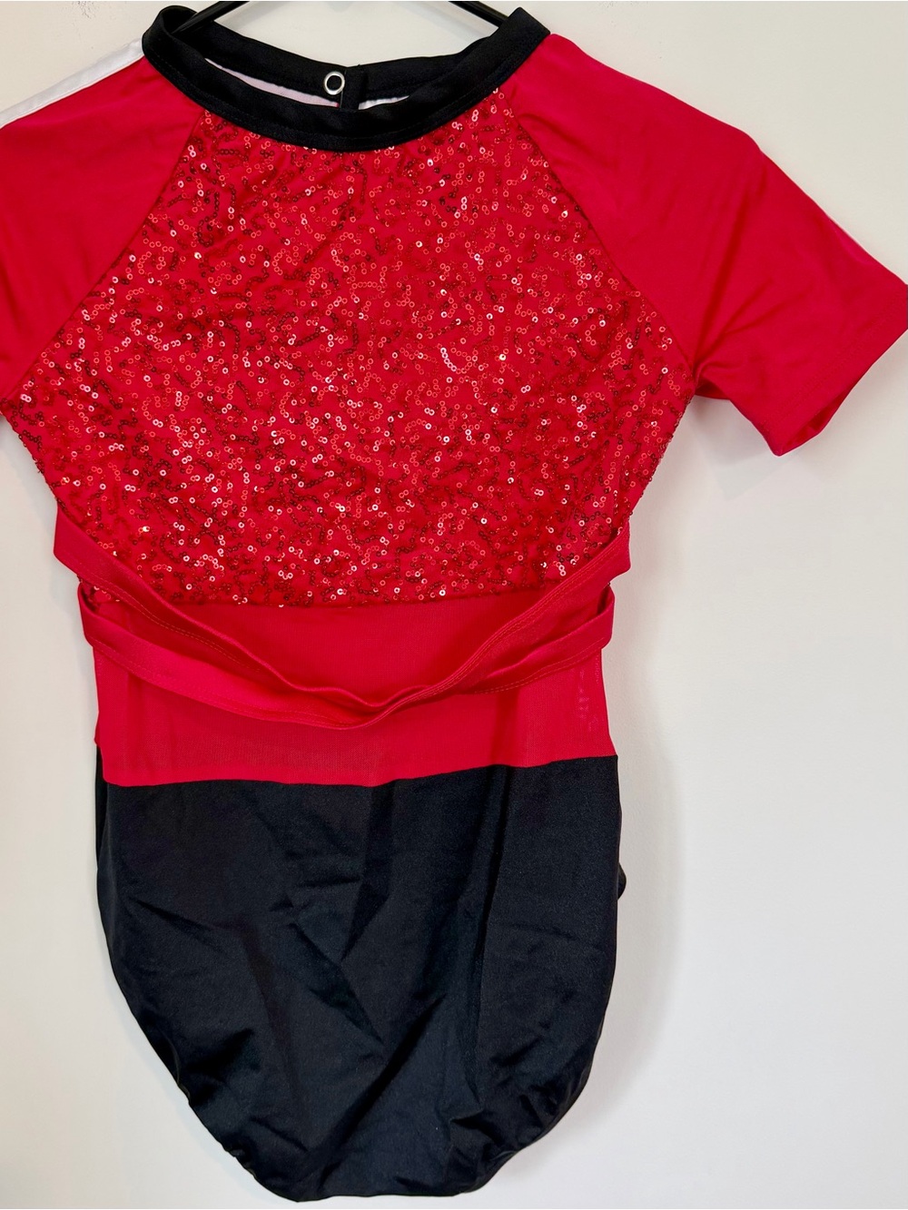 Weissman Red and Black All The Way Up Leotard - Size: XLC - Picture 4 of 11